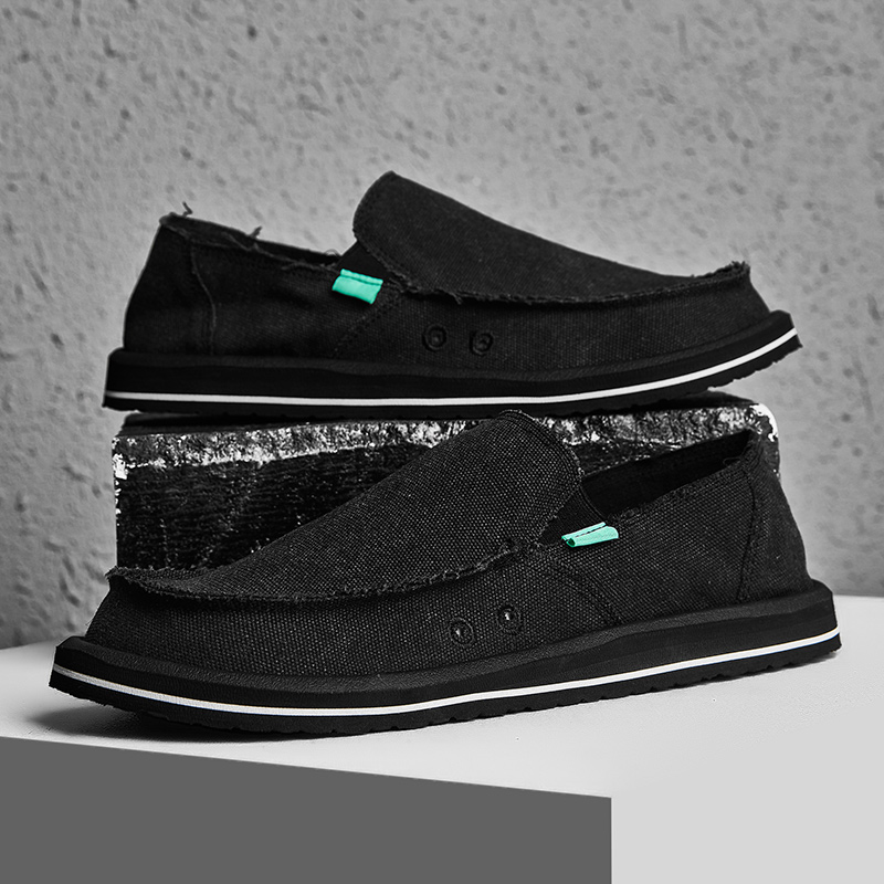 Men Shoes Loafers - Novos Tênis Casuais Masculinos de Lona