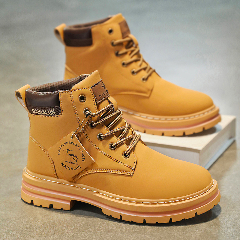 Men'S Shoes Low Top - Clássico masculino botas de cano alto