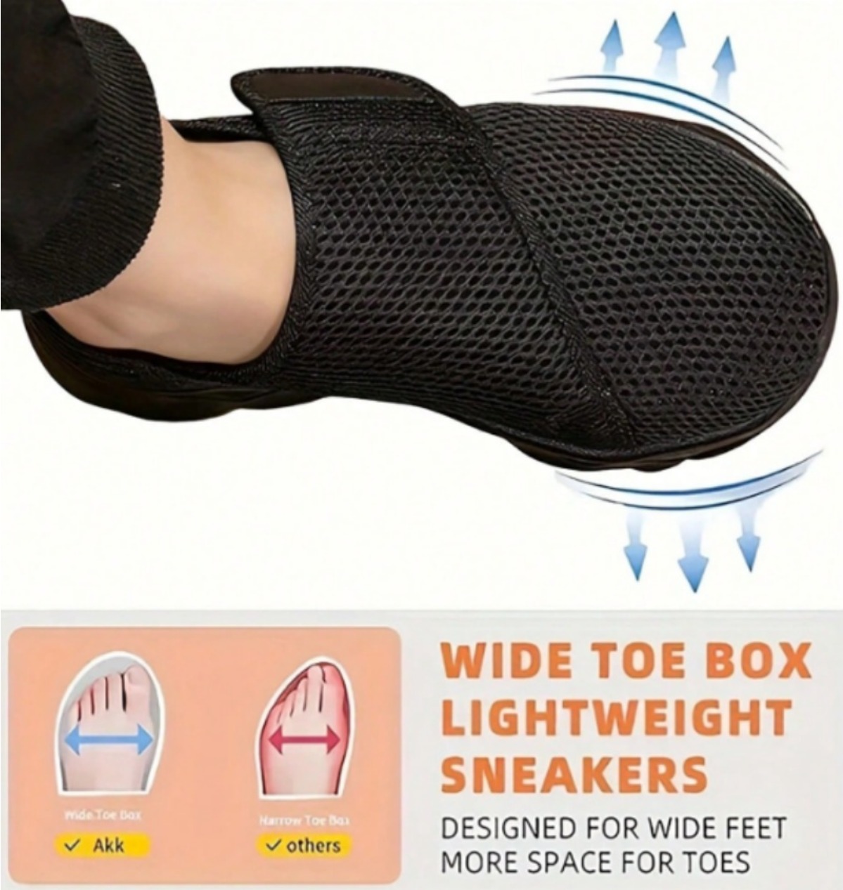 Men'S Shoes With Velcro - Novos Tênis Masculinos Respiráveis em Malha