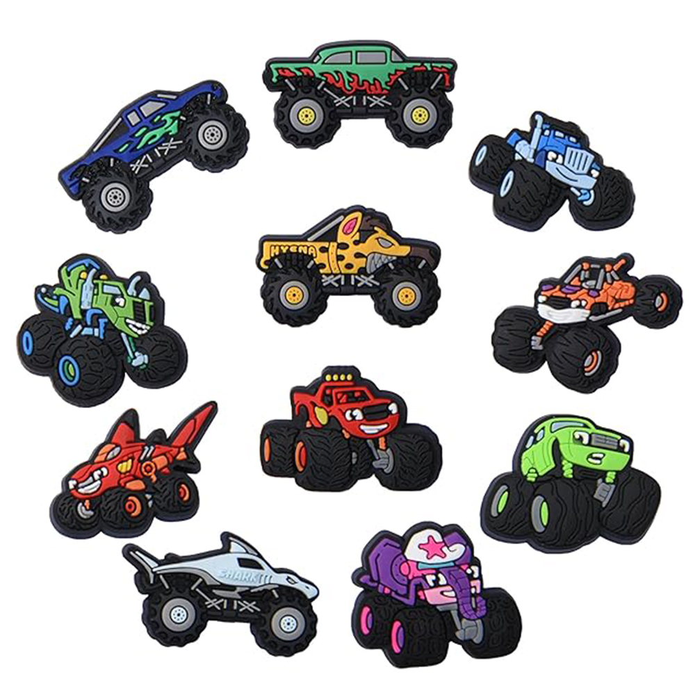 Men'S Shoes With Velcro - 11 pçs carros dos desenhos animados