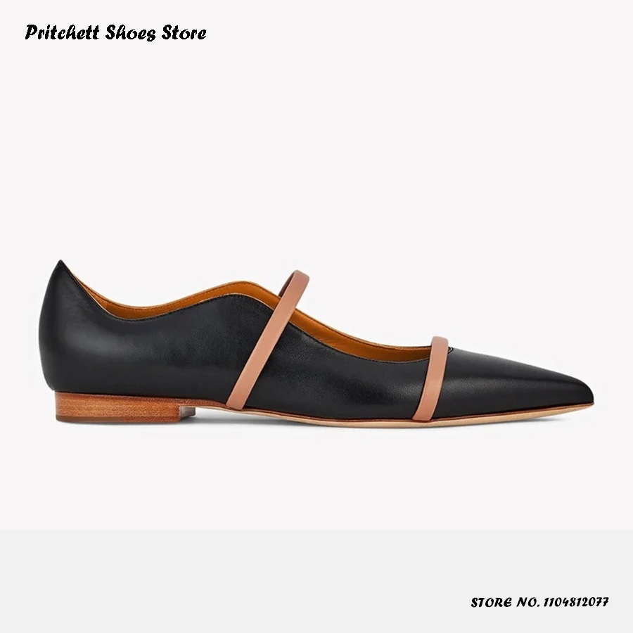 Men'S Shoes With Toes - Sapatilhas femininas de couro com alças