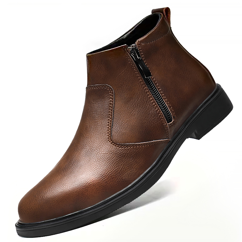 Men Shoes Formal - Novos Sapatos de Couro de Cano