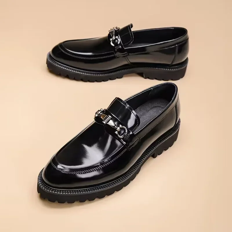 Men Shoes Formal - Sapatos de couro formal de negócios