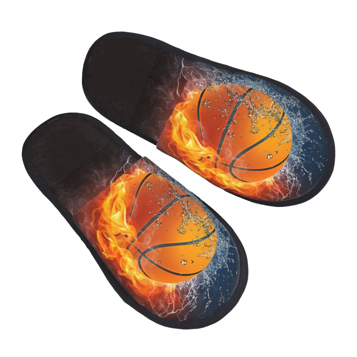 Men'S Shoes Basketball - Chinelos internos de pelúcia bola de