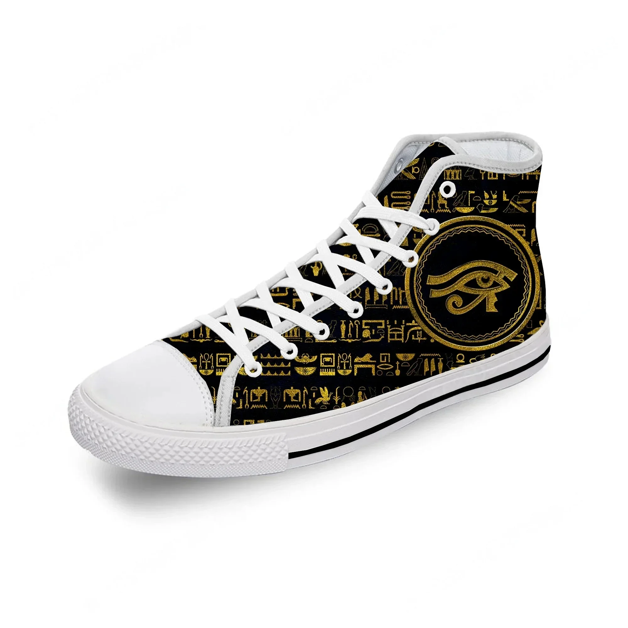 Men Shoes Egypt - Tênis de Lona Cano Alto Unissex