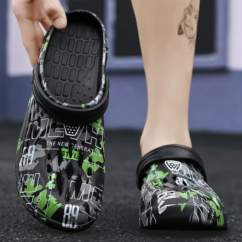 Chinelos Masculinos Plus Size  - Men'S Shoes With Velcro avaliação e preço