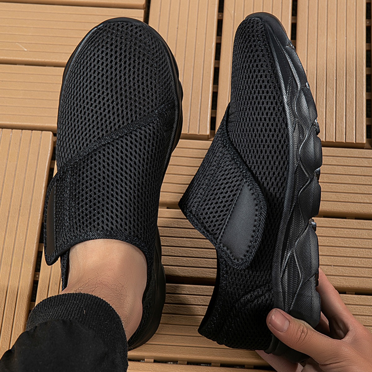 Novos Tênis Masculinos Respirá - Men'S Shoes With Velcro avaliação e preço
