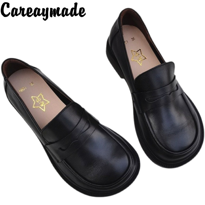 Careaymade-sapatos Oxford casu - Men'S Shoes With Toes avaliação e preço