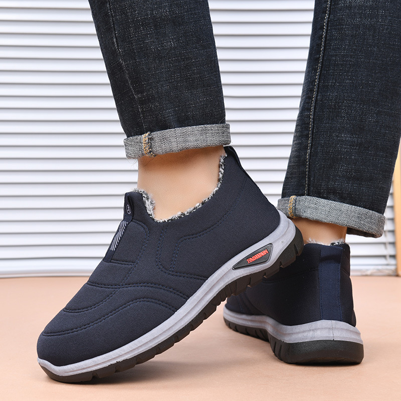 Botas de Inverno em Algodão co - Men'S Shoes With Toes avaliação e preço