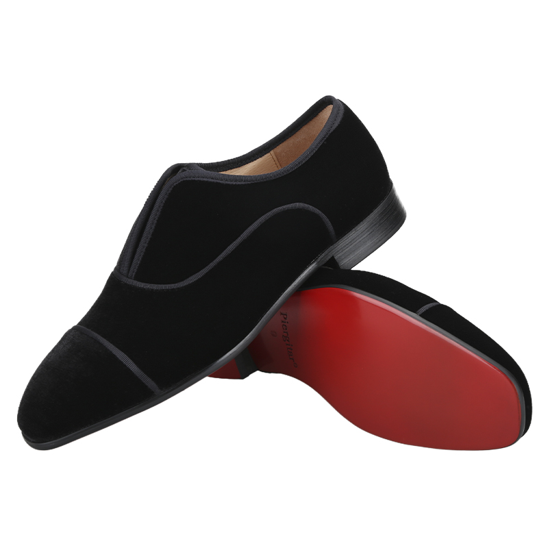 Piergitar-Sapato Oxford de vel - Men Shoes Red Bottom avaliação e preço