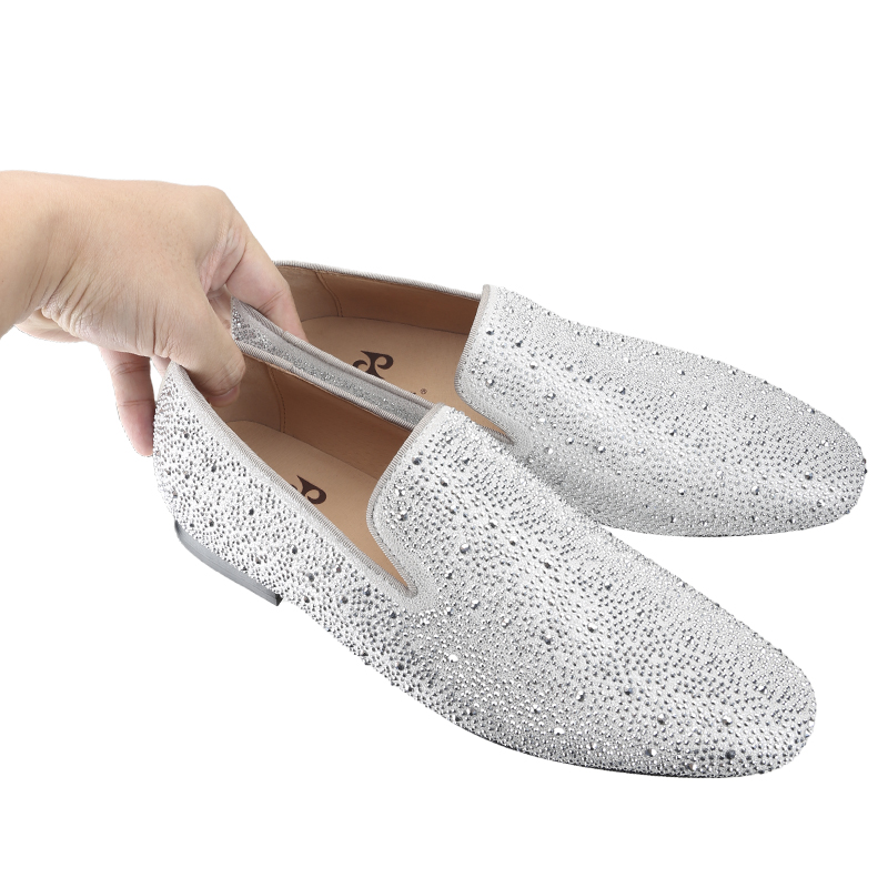 Pieritar sliver mocassins masc - Men Shoes Red Bottom avaliação e preço