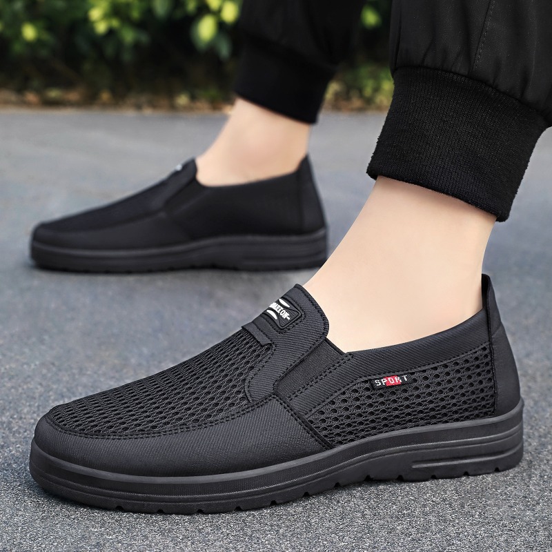 Sapatos masculinos de malha re - Men Shoes Loafers avaliação e preço