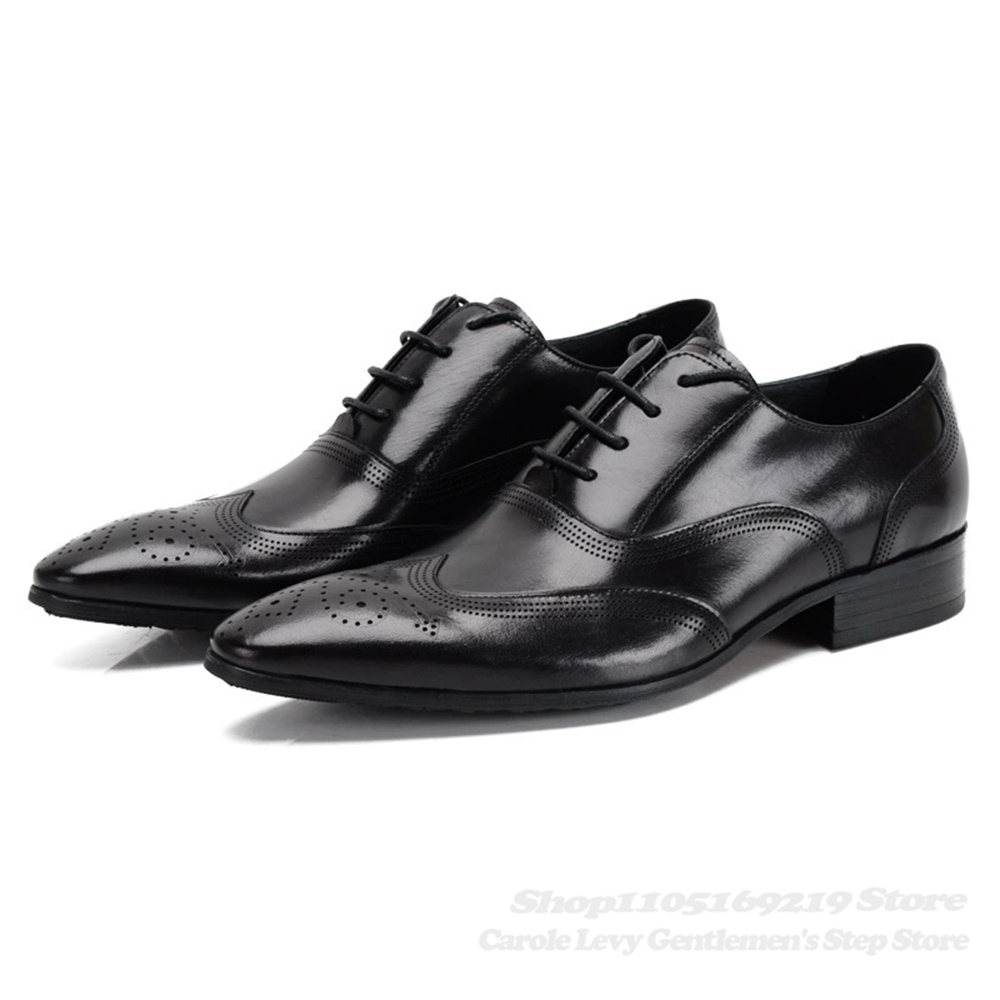Sapatos masculinos de couro ge - Men Shoes Formal avaliação e preço