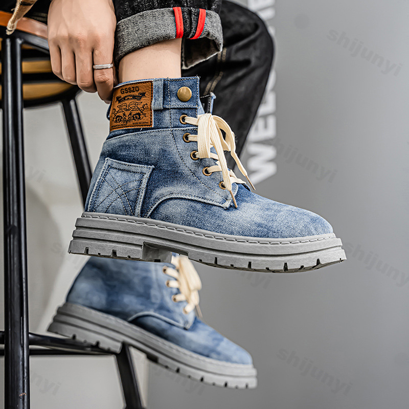 Homens retro botas de lona 202 - Men'S Shoes Low Top avaliação e preço