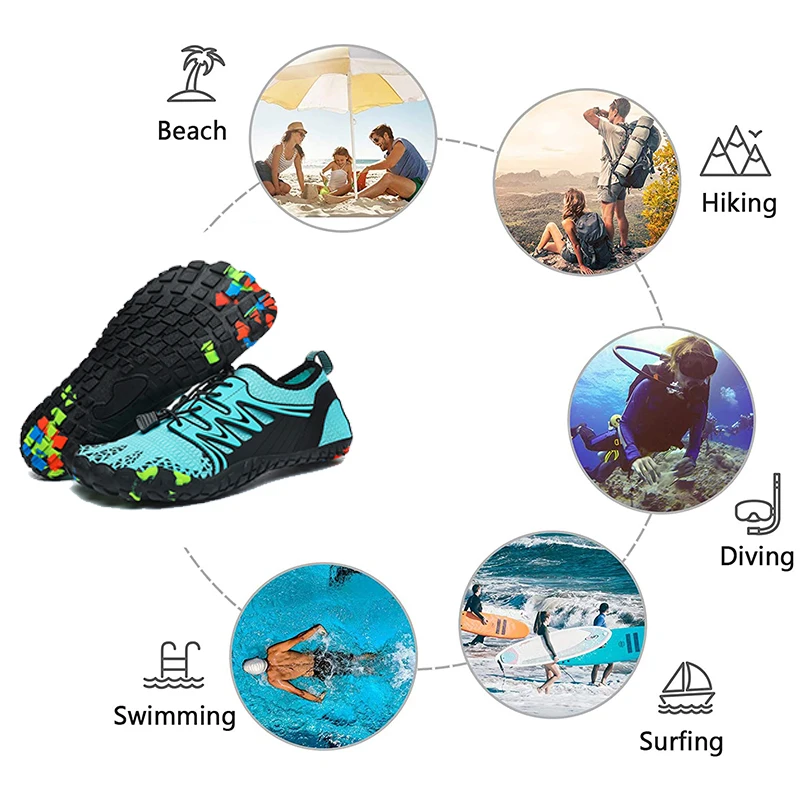 Unisex quick-dry água sapatos, - Men'S Shoes Vibram avaliação e preço